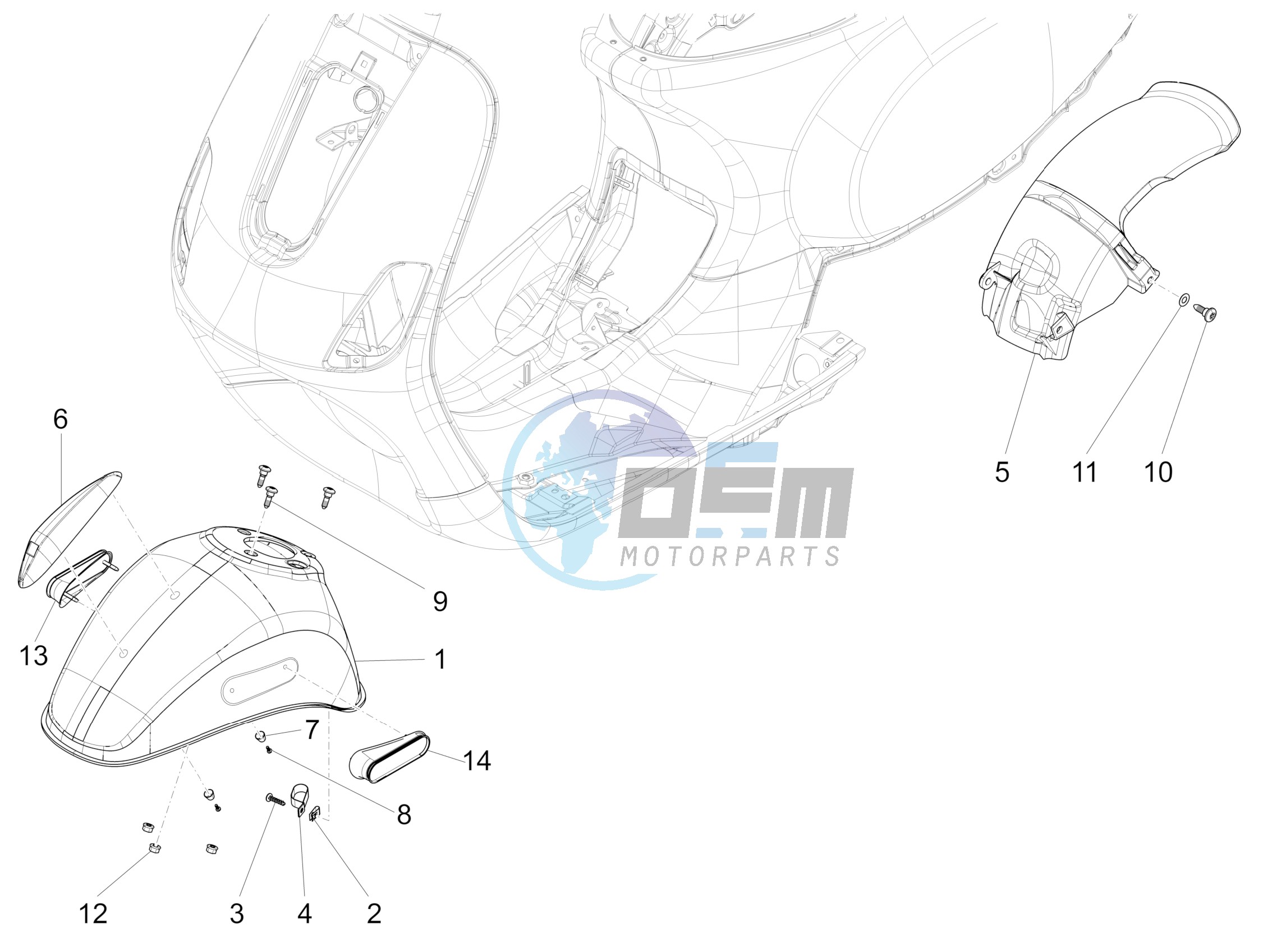 Wheel housing - Mudguard