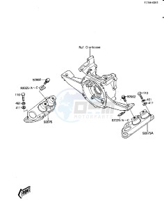 JS 300 B [JS300] (B1-B2) [JS300] drawing ENGINE MOUNT