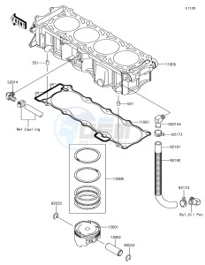 JET SKI ULTRA LX JT1500KJF EU drawing Cylinder/Piston(s)