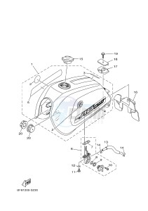 AG125 (BF81) drawing FUEL TANK