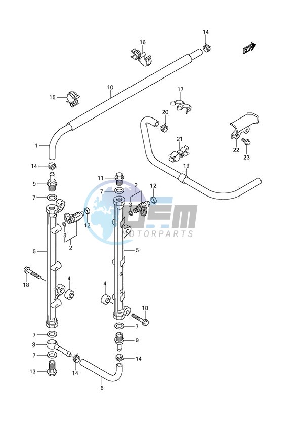 Fuel Injector (DF 250S)