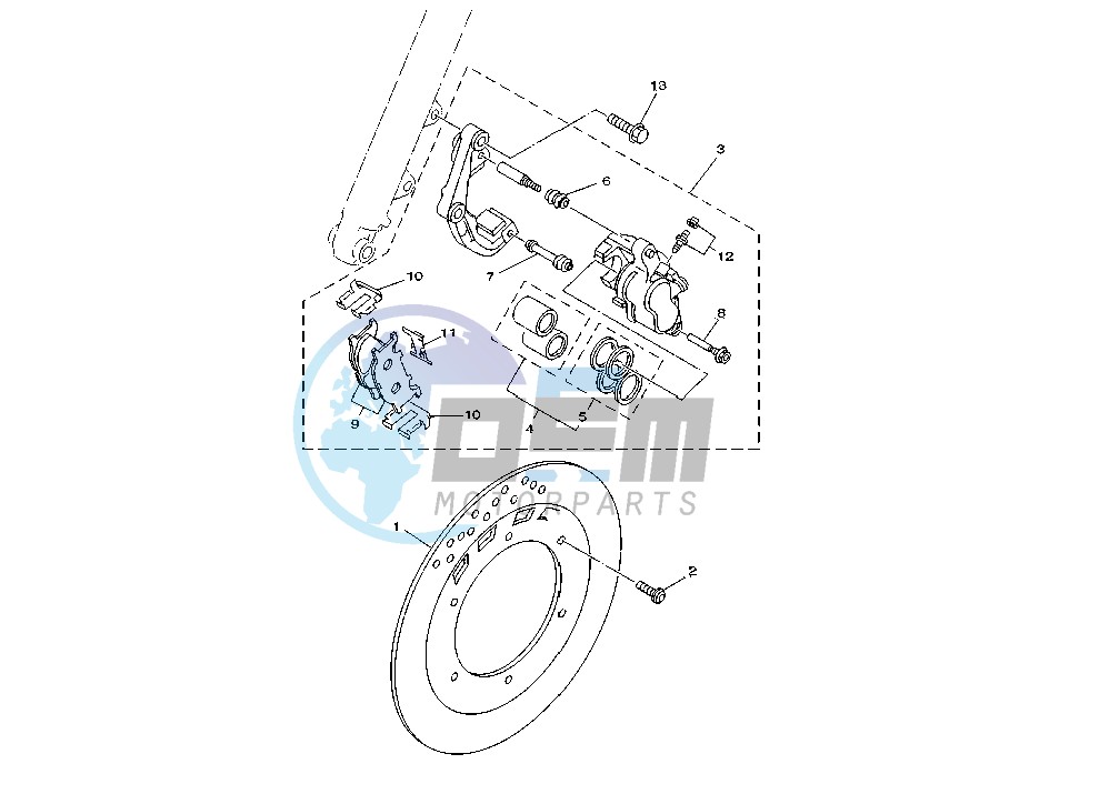 FRONT BRAKE CALIPER