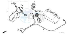 CBR1000RA9 UK - (E / ABS MKH MME) drawing BATTERY (CBR1000RA)