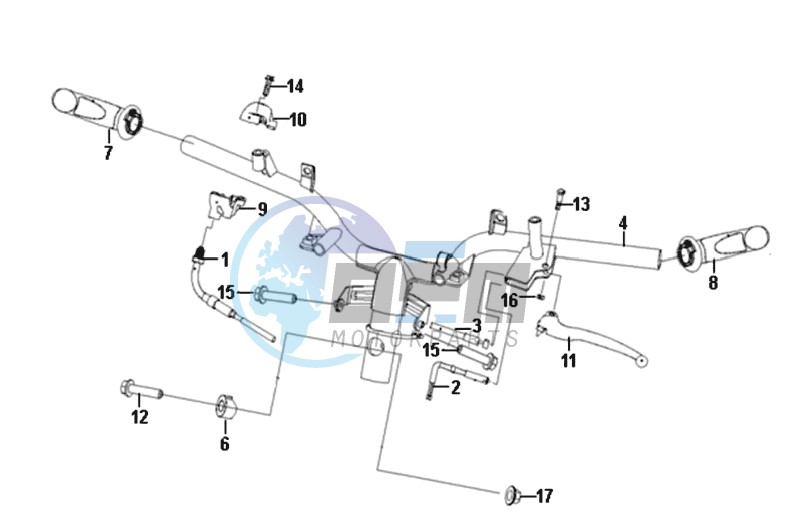 HANDLEBAR / BRAKE LEVERS /CABLES