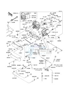 KVF 750 B (BRUTE FORCE 750 4X4I) (B6F-B7FA) B7FA drawing CARBURETOR -- B7F_B7FA- -