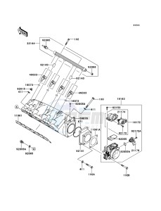 JET SKI ULTRA 260X JT1500E9F EU drawing Throttle