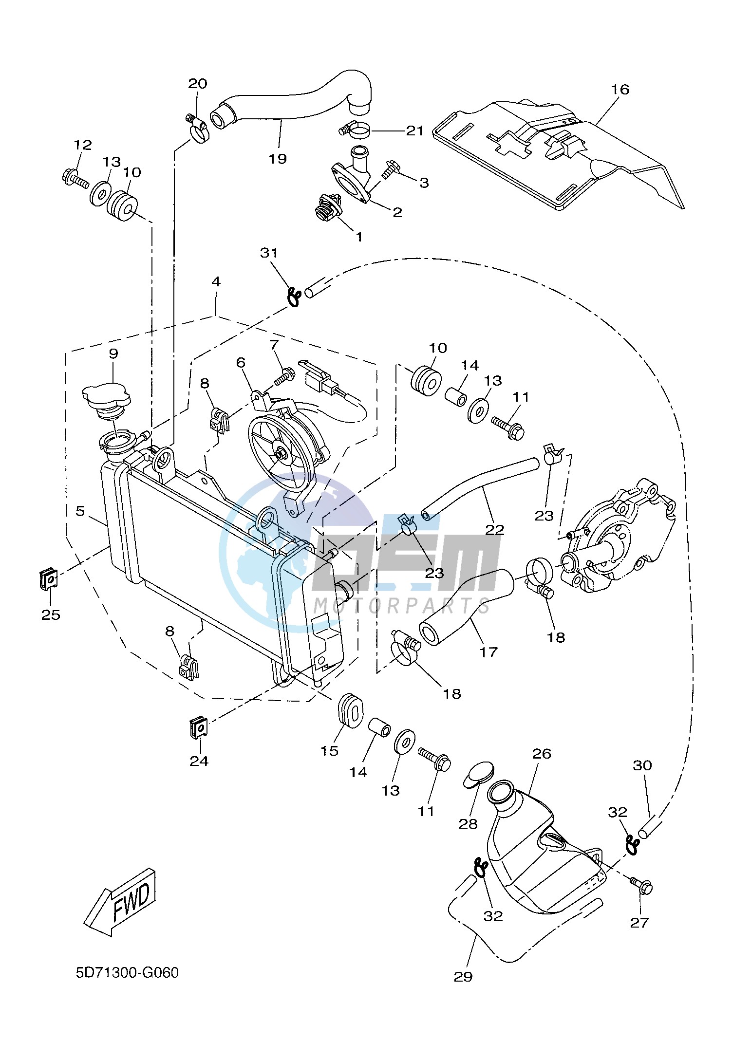 RADIATOR & HOSE