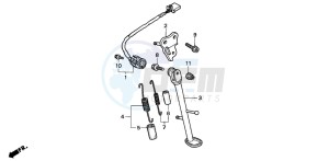 CBR900RR FIRE BLADE drawing STAND