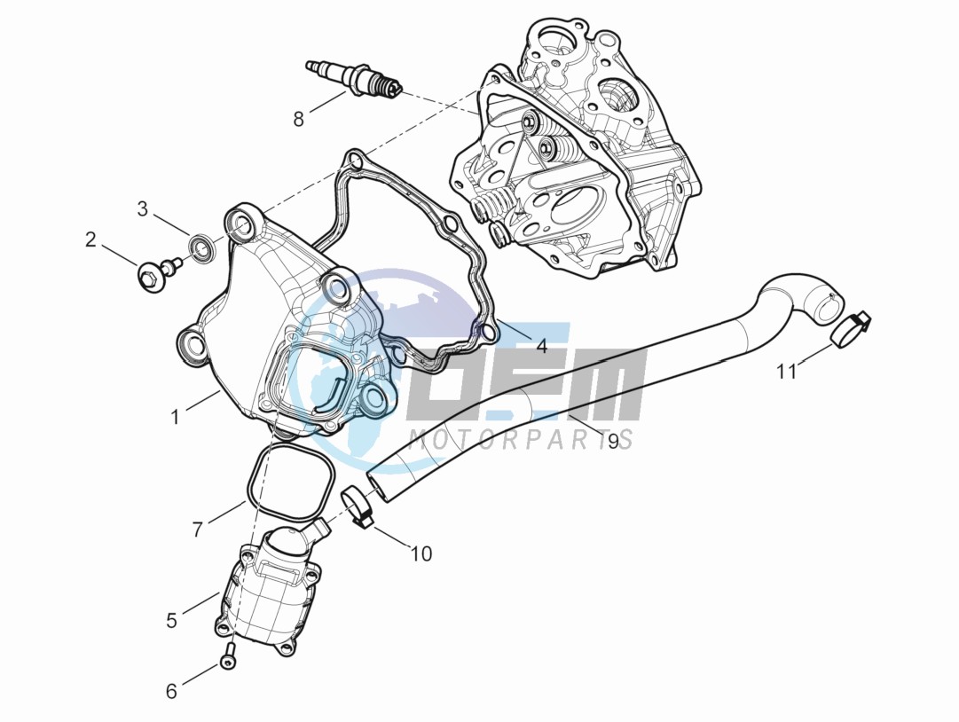 Cylinder head cover