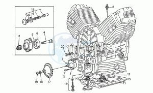 V 75 750 PA Vecchio Tipo PA Vecchio Tipo drawing Oil pump