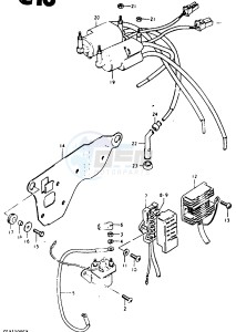 GSX1100 (T-X) drawing ELECTRICAL