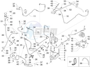 MP3 300 LT Sport ABS drawing ABS Brake system