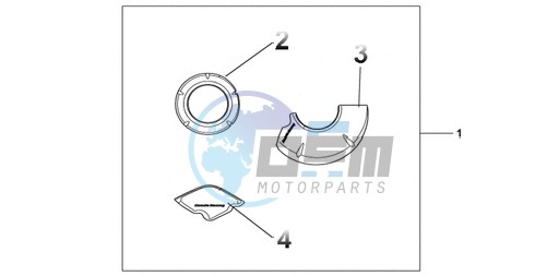 CARBON CRANKCASE COVER SET