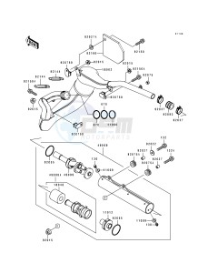 KDX 200 E [KDX200] (E1-E3) [KDX200] drawing MUFFLER-- KDX200-E1- -