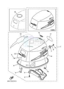 F15CEHL drawing FAIRING-UPPER