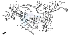 CBR600F drawing WIRE HARNESS (CBR600FS/3S/T/3T/SET)