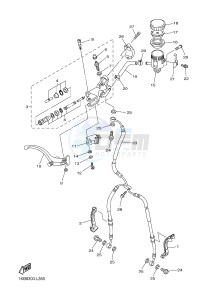 YZF-R1B 1000 (1KBP) drawing FRONT MASTER CYLINDER