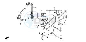 XL1000V VARADERO drawing LEFT CRANKCASE COVER/ WATER PUMP