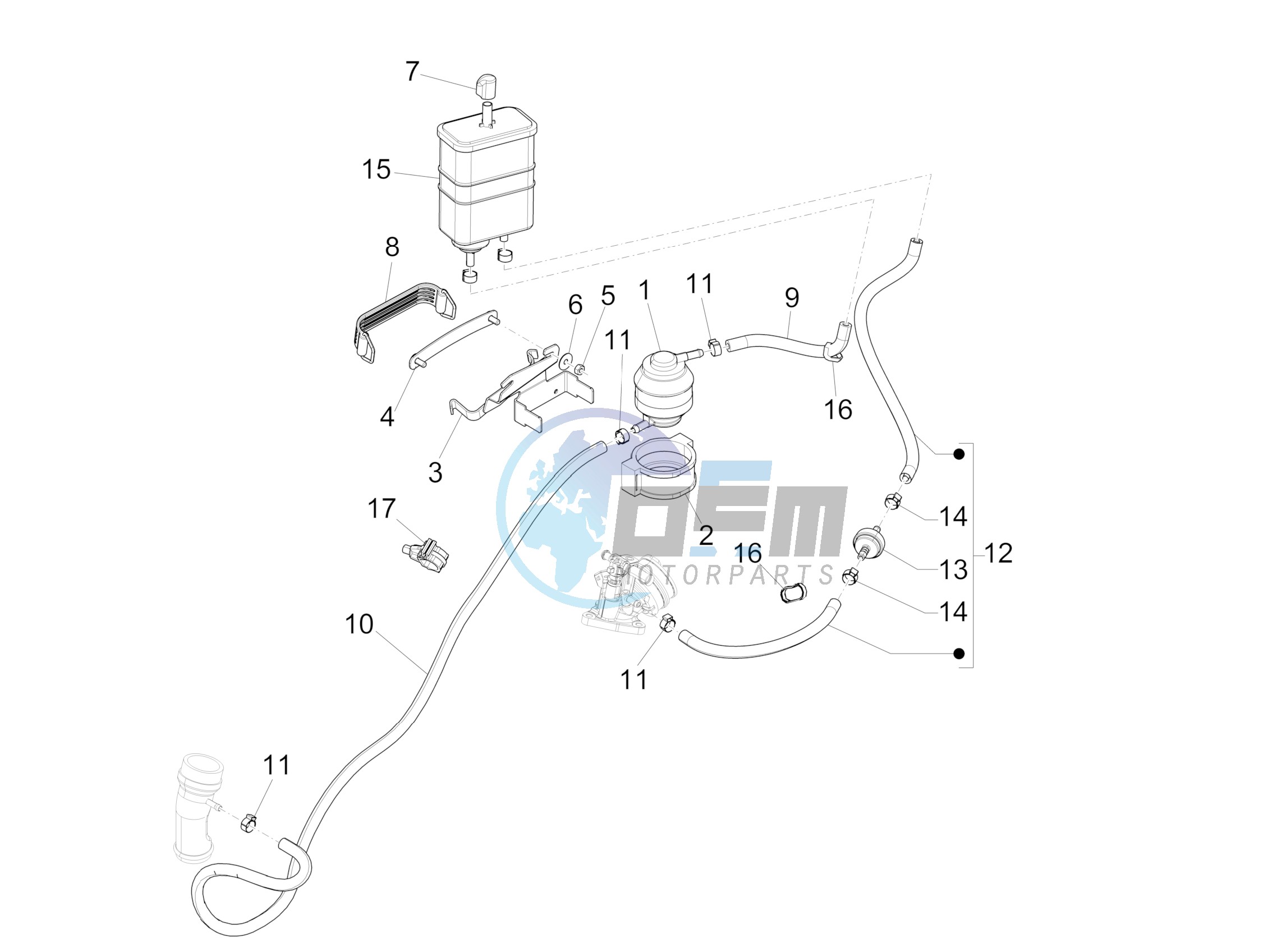 Anti-percolation system