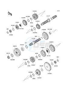 VN 1700 C [VULVAN 1700 NOMAD] (9FA) C9F drawing TRANSMISSION