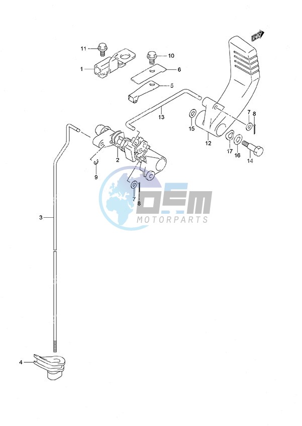 Clutch Shaft Non-Remote Control