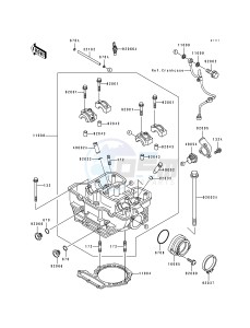 KL 650 B [TENGAI] (B2-B3) [TENGAI] drawing CYLINDER HEAD