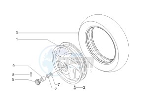 LX 150 4T USA drawing Rear Wheel