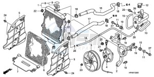 TRX420TMA Europe Direct - (ED / 2WD) drawing RADIATOR