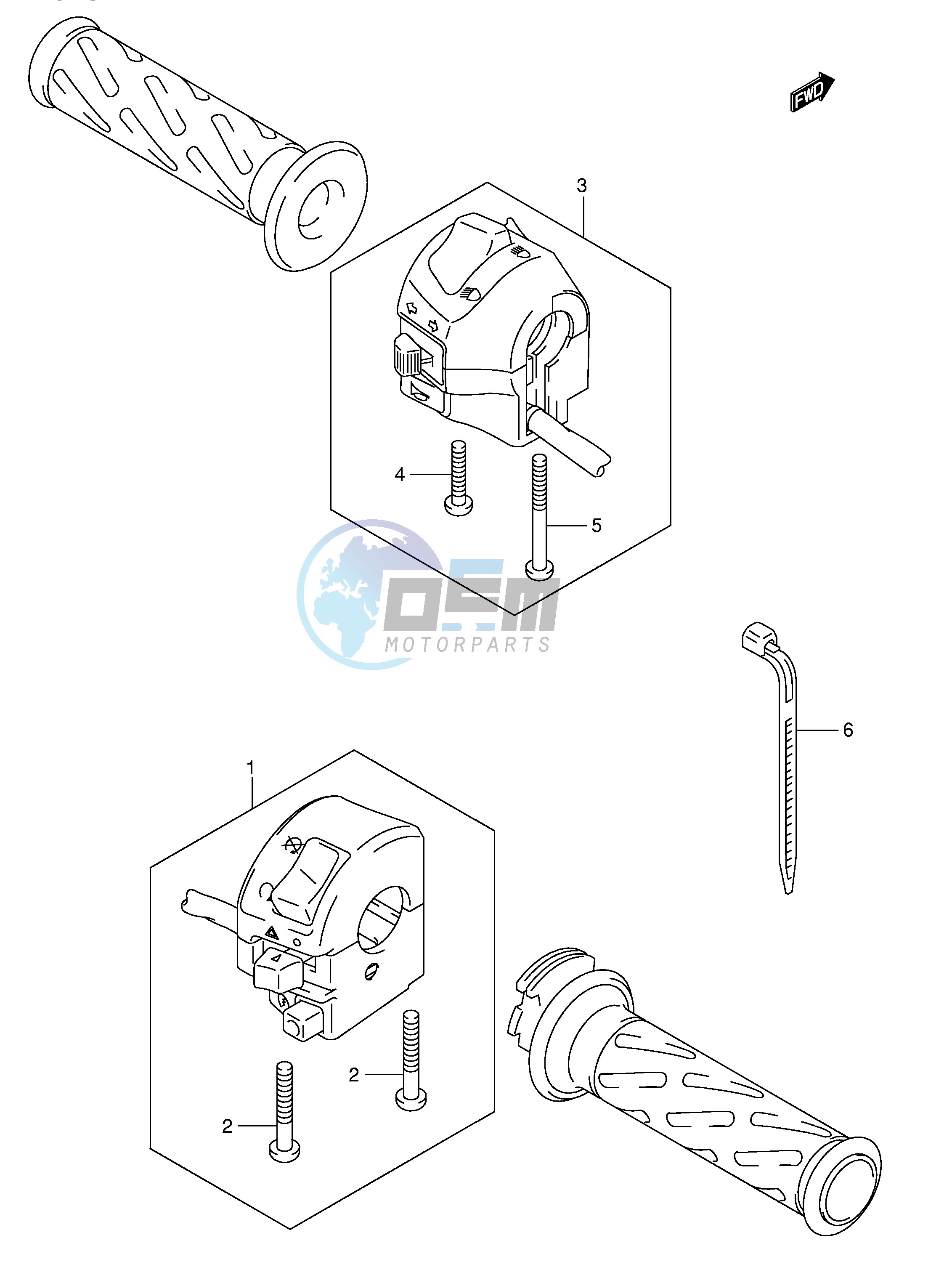 HANDLE SWITCH (SV1000S S1 S2)