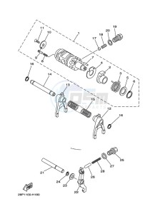 YFM700FWBD KODIAK 700 EPS (BGFD) drawing SHIFT CAM & FORK