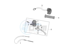 SCARABEO 50 2T CARBURATORE E4 CLASSIC (EMEA) drawing Rear master cylinder