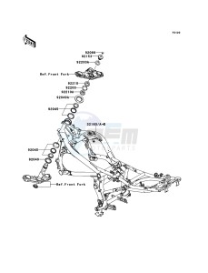 ER-6n ABS ER650B8F GB XX (EU ME A(FRICA) drawing Frame