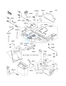 KAF400 A [MULE 610 4X4] (A1) A1 drawing CHASSIS ELECTRICAL EQUIPMENT