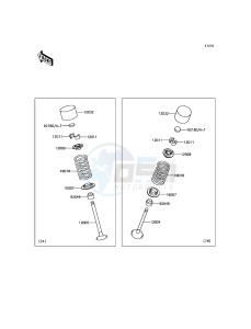 Z800 ABS ZR800BDS FR GB XX (EU ME A(FRICA) drawing Valve(s)