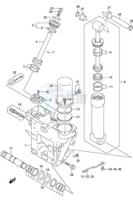 DF 225 drawing Trim Cylinder