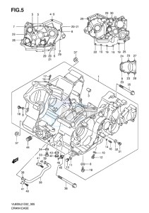 VL800 INTRUDER EU drawing CRANKCASE