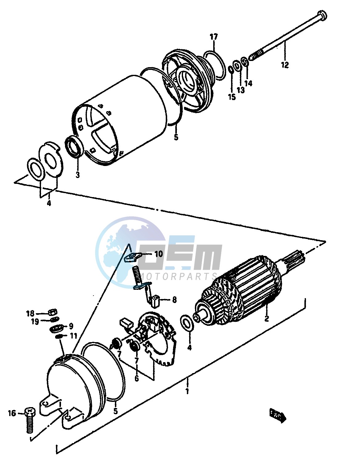 STARTING MOTOR