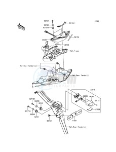 VERSYS 650 KLE650EGF XX (EU ME A(FRICA) drawing Taillight(s)