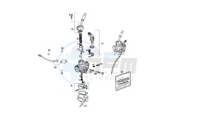 SENDA R X-RACE - 50 CC VTHSR1D1A EU2 drawing CARBURETOR