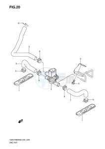 GSX-R600 (E2) drawing 2ND AIR