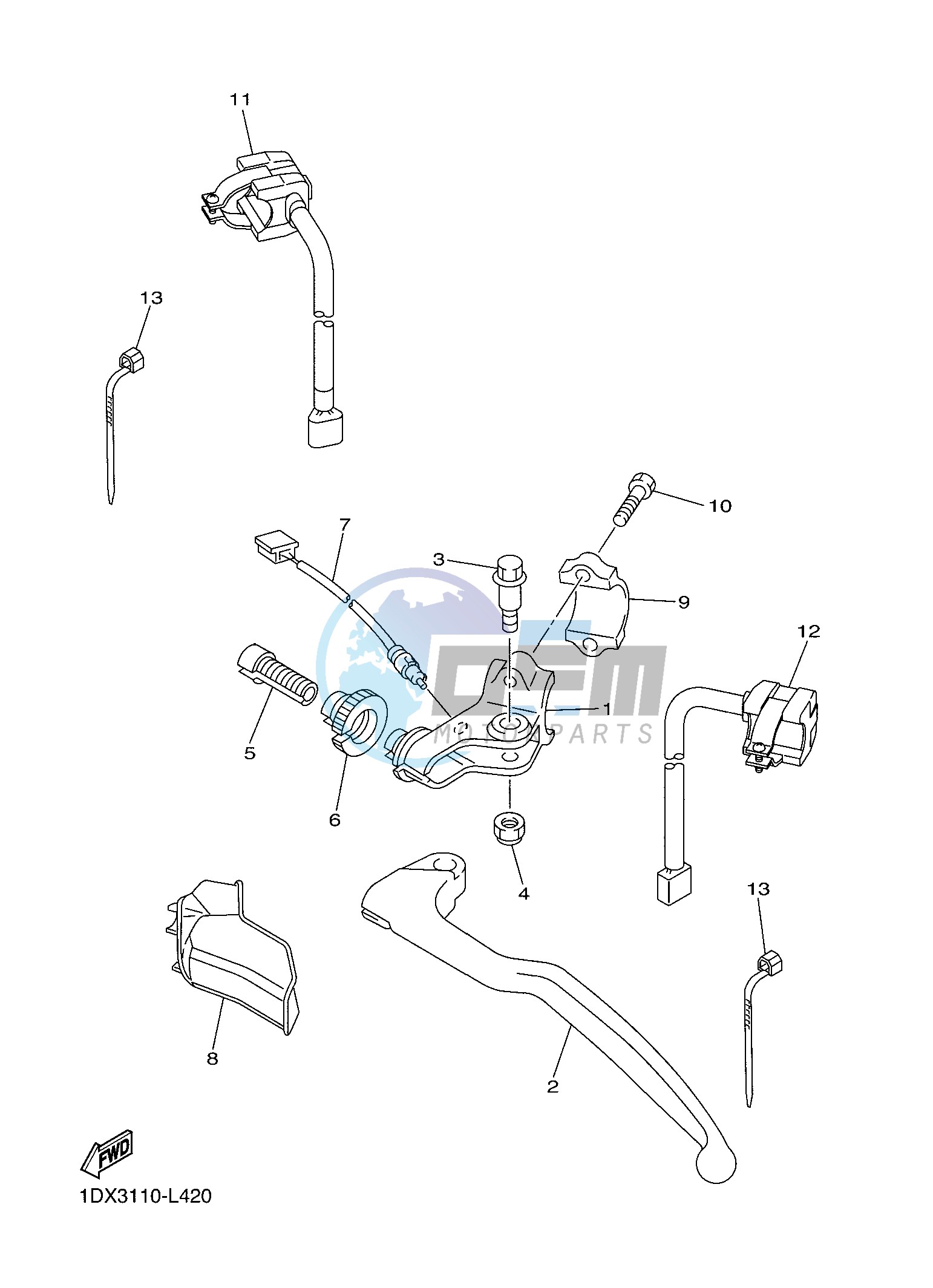 HANDLE SWITCH & LEVER