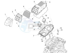 ETV 1200 Caponord Rally USA USA drawing Air box