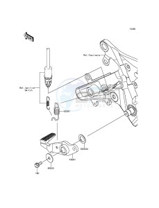 ER-6N ER650EDS XX (EU ME A(FRICA) drawing Brake Pedal