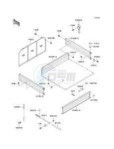 KAF 620 A6 [MULE 2510 4X4] (A6) [MULE 2510 4X4] drawing ACCESSORY-- CARRIER_SCREEN- -