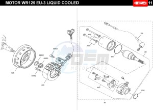 RS3-125-CASTROL drawing IGNITION SYSTEM START UP