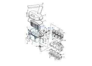 FZ6 NS 600 drawing INTAKE