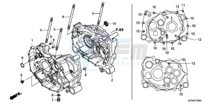 TRX420FMC drawing CRANKCASE