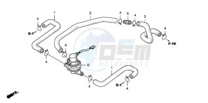 CB1300S CB1300SUPERBOLD'OR drawing AIR INJECTION CONTROL VALVE