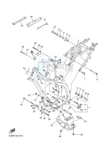 WR250F (1HCE) drawing FRAME