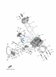 YZ65 (BR8F) drawing CYLINDER